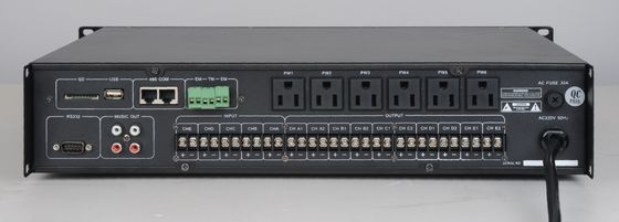 مكبر صوت ذكي مزود بـ 10 مناطق للتحكم في نظام العناوين العامة مع مشغل MP3