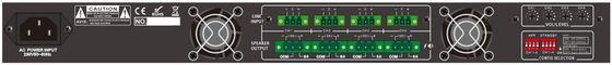 مكبرات صوت DC24V 4 * 500W من الفئة D لكفاءة عالية للأعمال