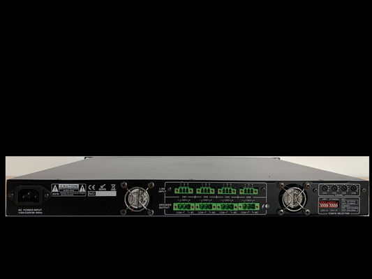 مكبرات صوت DC24V 4 * 500W من الفئة D لكفاءة عالية للأعمال