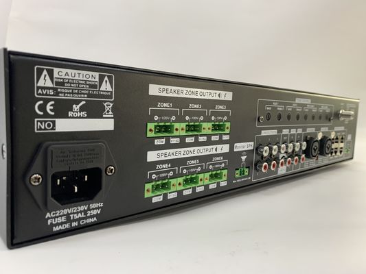 6 * 120 واط مضخم صوت مصفوفة 6 قنوات باس مجموعة نظام 70dB S / N نسبة