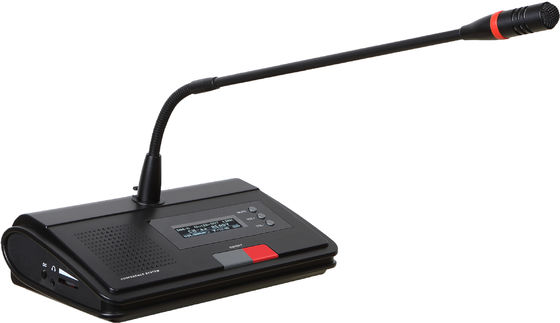 نظام المؤتمرات اللاسلكية القابلة لإعادة الشحن UHF Master Controller بطارية LIPO القابلة لإعادة الشحن