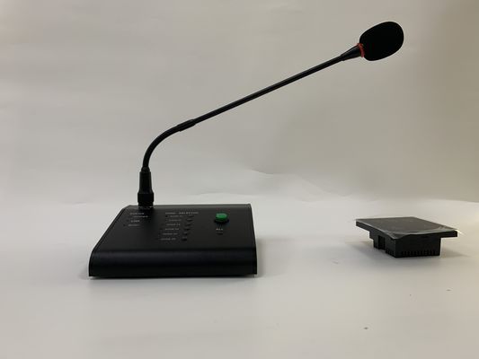 6 منطقة عن بعد Gooseneck Call Paging Microphone System لمضخم صوت مصفوفة