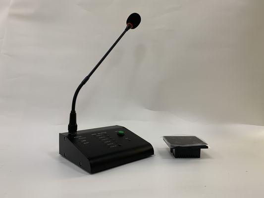 6 منطقة عن بعد Gooseneck Call Paging Microphone System لمضخم صوت مصفوفة