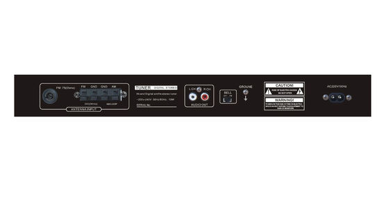 مشغل دي في دي صوتي خفيف الوزن موالف FM رقمي ODM 482 * 240 * 44mm