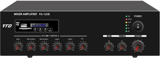 PA Mixer Amp 60W مضخم صوت عالي المقاومة للحرارة
