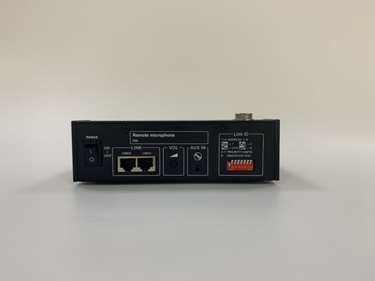RS485 600m نظام مكبر صوت PA عن بعد 6 مناطق ميكروفون حتى 8 وحدات