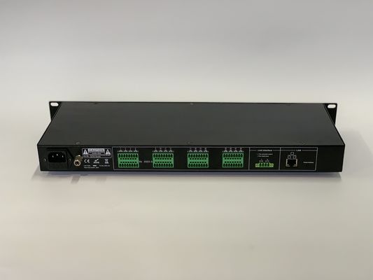 لوحة إنذار شبكة AC220V TCP IP 32 منطقة 19in 1U مكبر للصوت