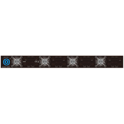 4 * 900W Pro مكبرات الصوت DSP PA نظام CE 40dB Voltage Gain