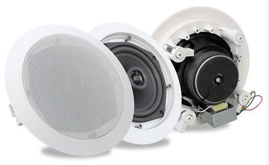 مكبرات الصوت بنظام PA Flush Mount 40W 8 بوصة مكبرات صوت سقف محورية خارجية