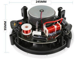 6.5in 8 Ohms PA System Speakers Flush Mount مكبرات صوت سقف بدون إطار