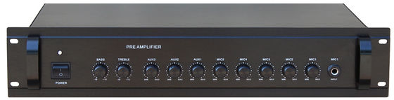 AC220V 240V نظام العنوان العام معدات معالجة إشارة مكبر الصوت قبل الصوت