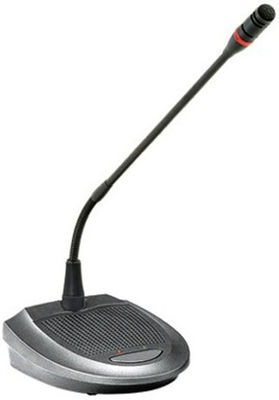 39 سم Gooseneck Wired Conference System وحدة مندوب مع مدخل سماعة أذن 3.5 مم