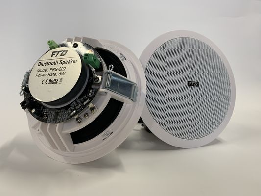مكبر صوت ذو أسنان زرقاء 6 &quot;2 * 6W مع مكبر صوت واحد نشط وآخر سلبي في السقف