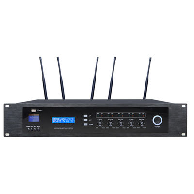 أنظمة المؤتمرات اللاسلكية FTD DC12V UHF Master Controller مع مشغل MP3 المسجل