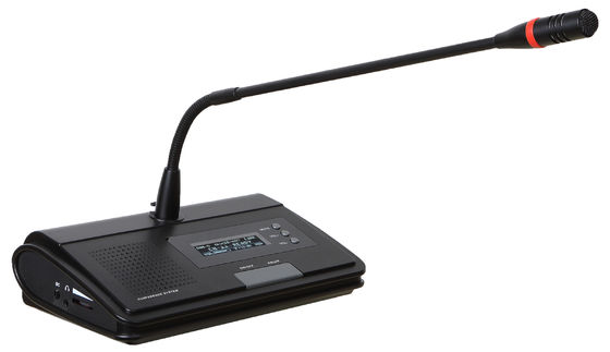 أنظمة المؤتمرات اللاسلكية FTD DC12V UHF Master Controller مع مشغل MP3 المسجل