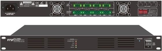 ISO9001 الفئة D مضخم الطاقة الرقمي PA Amplifier 120W 115V
