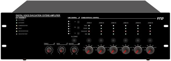 نظام الإنذار الصوتي Zone Evac Controller المدمج - 500W Class - D Amplifier