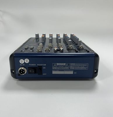 مضخم الصوت RoHS الاحترافي مع 6 قنوات لمزج القنوات مع mp3