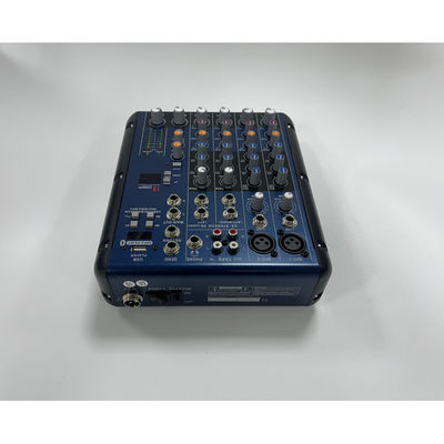 مضخم الصوت RoHS الاحترافي مع 6 قنوات لمزج القنوات مع mp3