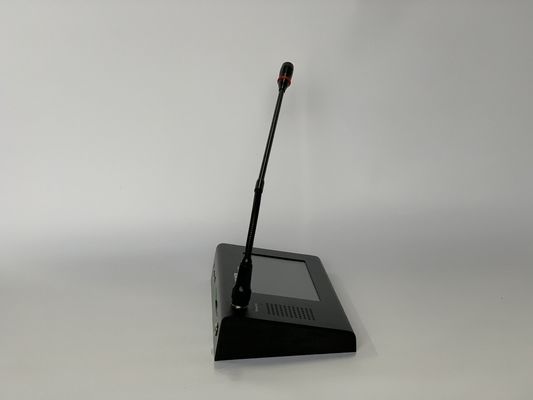 ميكروفون بشاشة لمس عن بعد لنظام صوتي متصل بشبكة IP