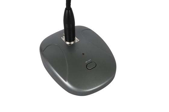 حار بيع Gooseneck ميكروفون سلكي مكثف منضدية ميكروفون مع Dc9v