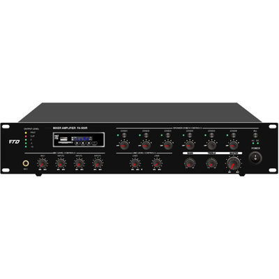 600Ω Mic1-3 5-8 MV نظام مكبر الصوت ضمان 5 سنوات THD 1/3 الطاقة المقدرة