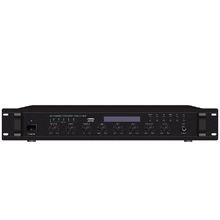 60W PA System Mixer Amplifier غير متوازن استجابة تردد الإدخال 60-15 كيلو هرتز