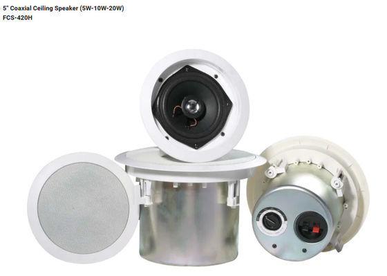 مكبر صوت سقفي محوري مقاس 5 بوصات (5W-10W-20W) نظام صوت للحفلات الخارجية